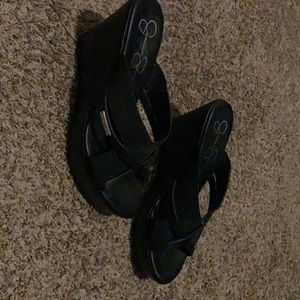 Jessica Simpson wedge, size 10